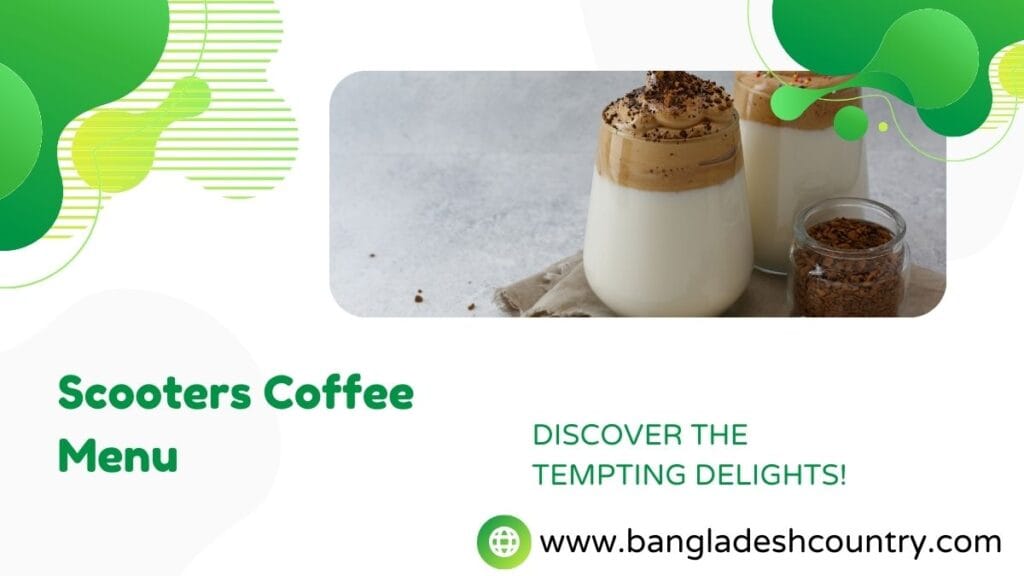 Scooters Coffee Menu