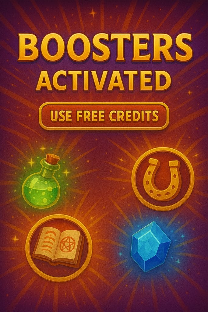 Unlocking power boosters with Wizard of Oz Free Credits