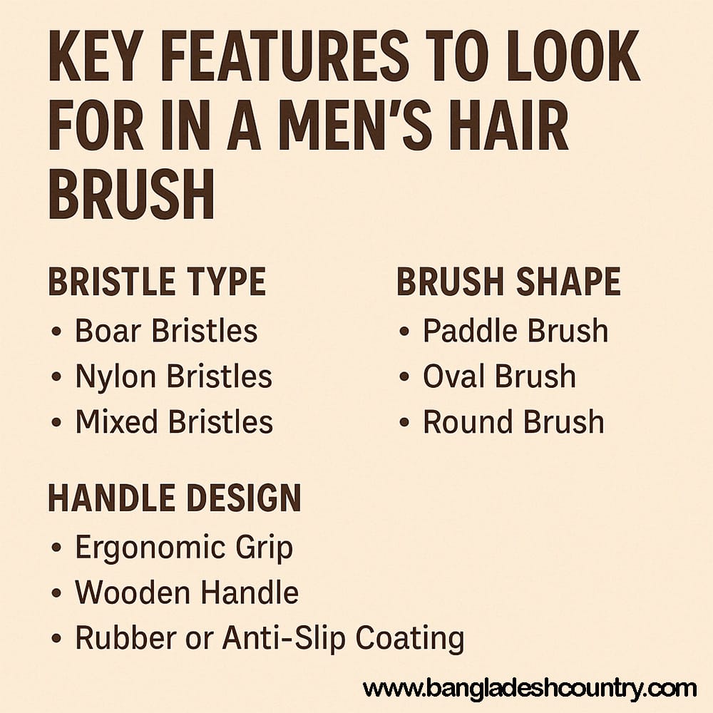 Key Features to Look for in a Mens Hair Brush