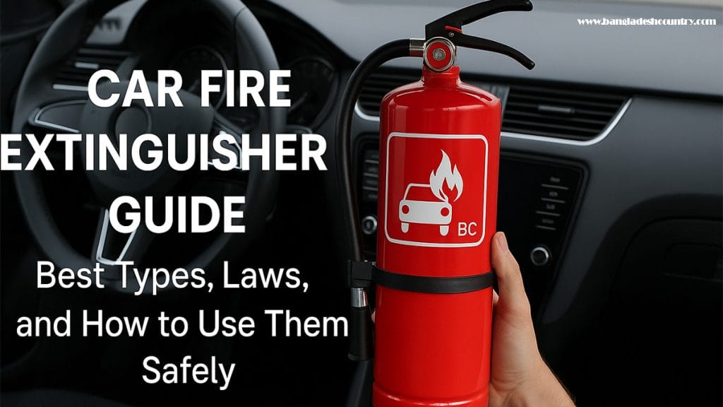 Car Fire Extinguisher Guide: Best Types, Laws, and How to Use Them Safely