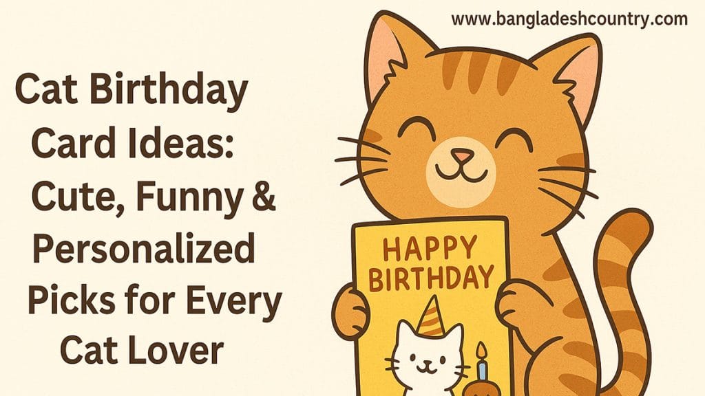 Cat Birthday Card Ideas