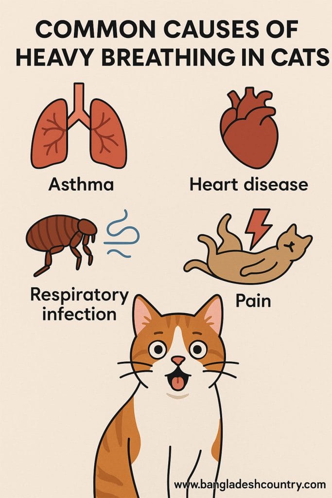 Common Causes of Heavy Breathing in Cats