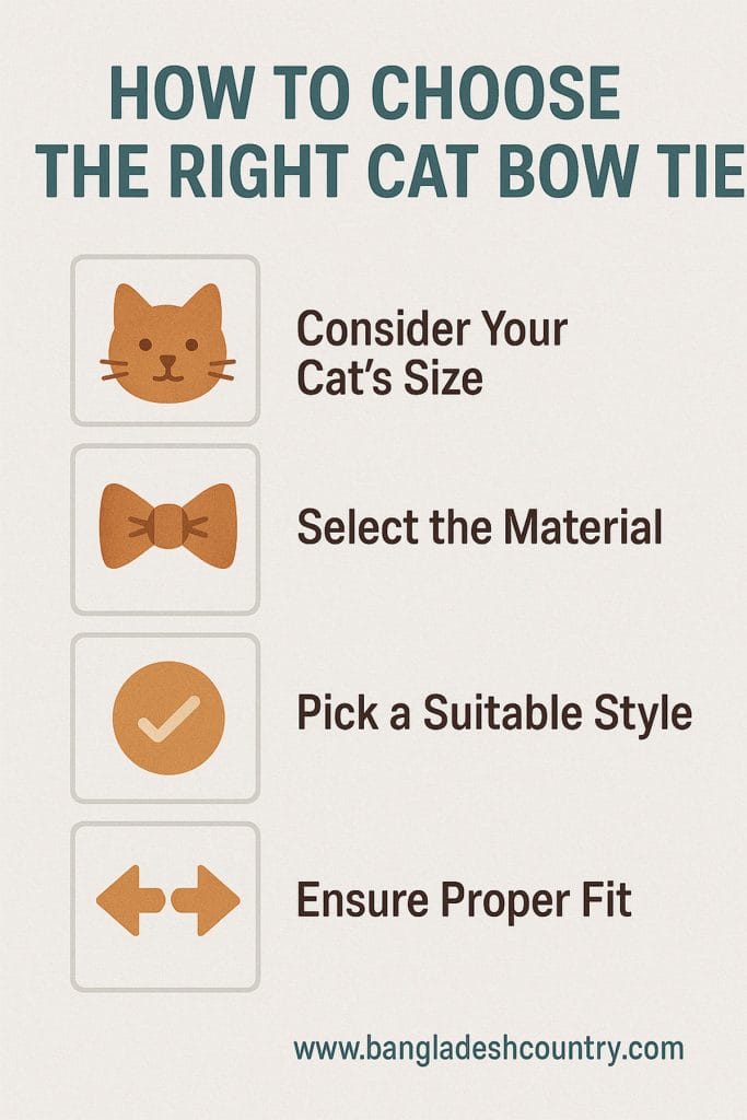 How to Choose the Right Cat Bow Tie