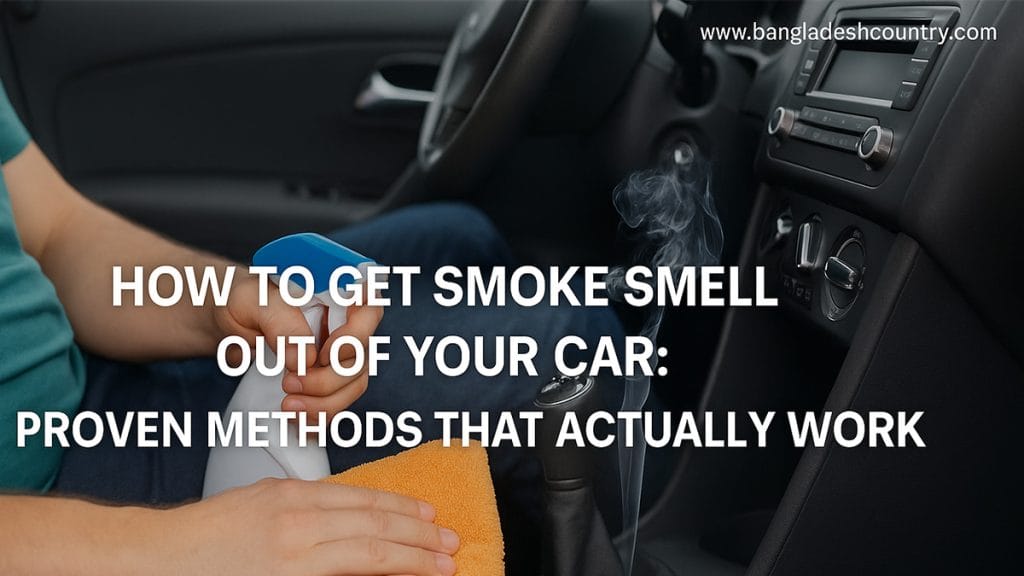 How to Get Smoke Smell Out of Your Car