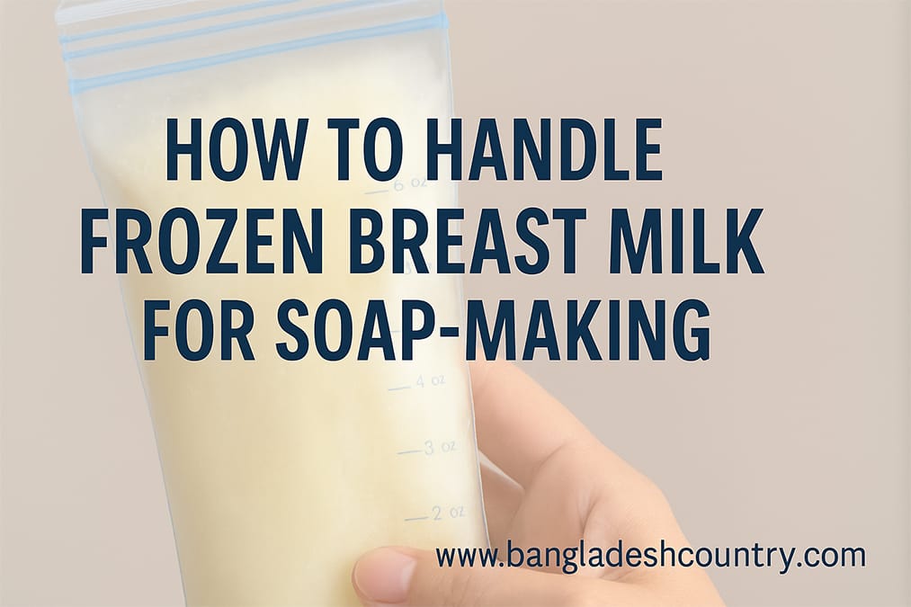 How to Handle Frozen Breast Milk for Soap-Making