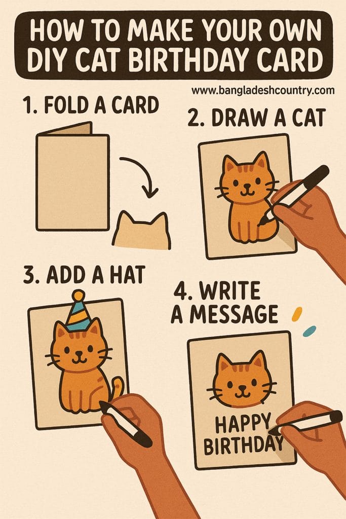 How to Make Your Own DIY Cat Birthday Card