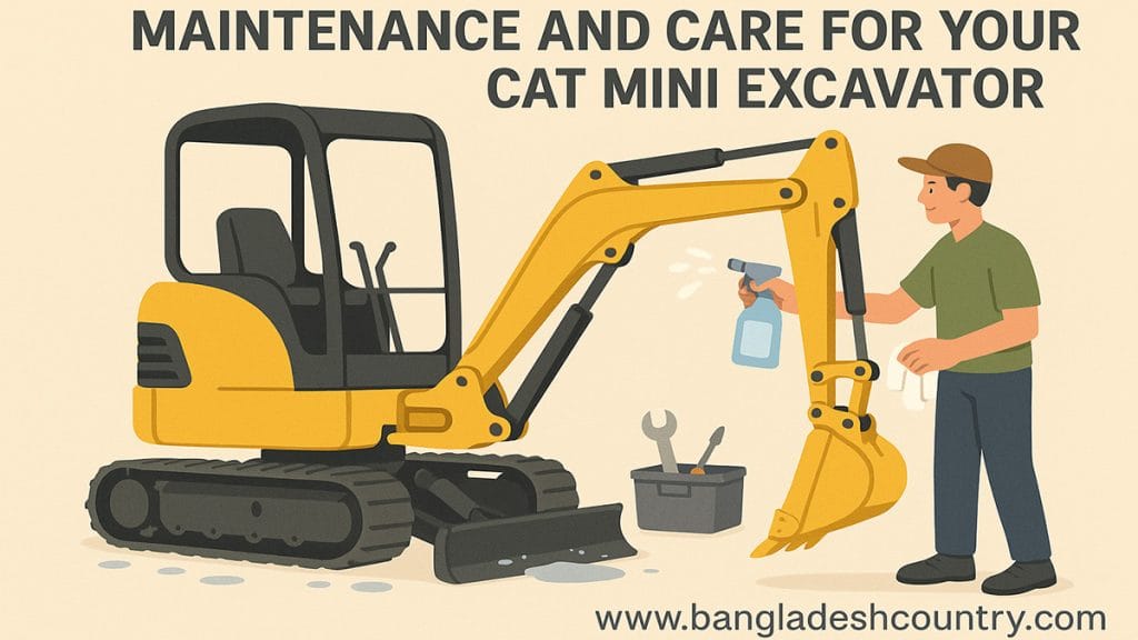 Maintenance and Care for Your Cat Mini Excavator