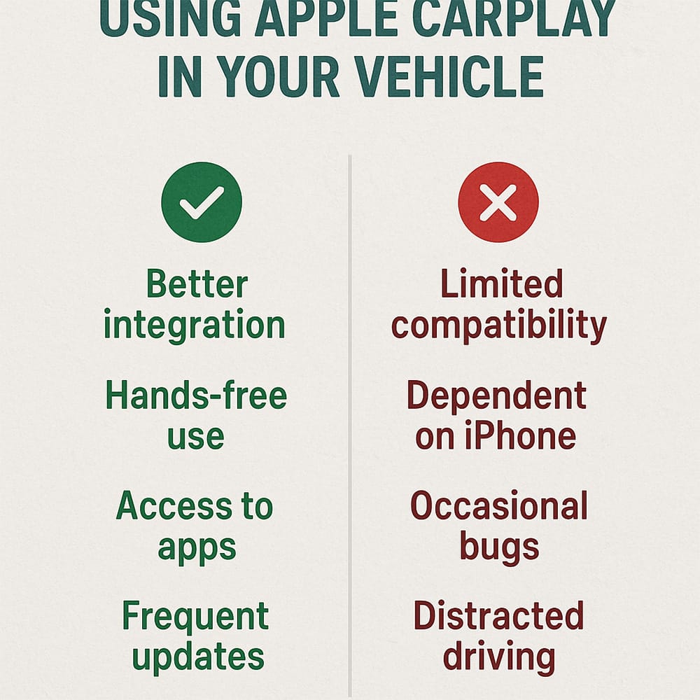 Pros and Cons of Using Apple CarPlay in Your Vehicle