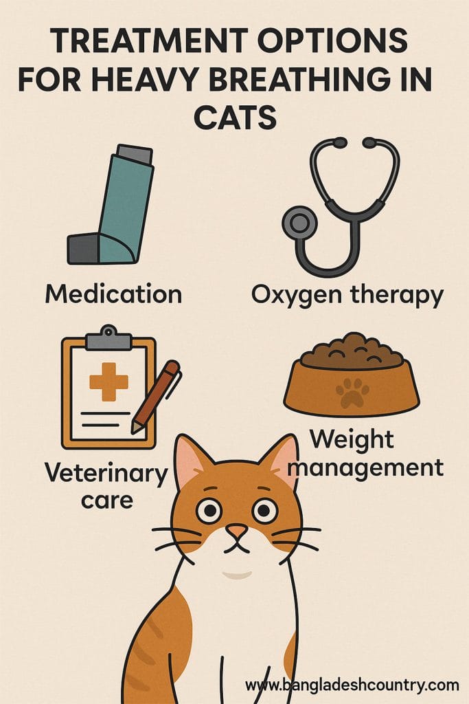 Treatment Options for Heavy Breathing in Cats
