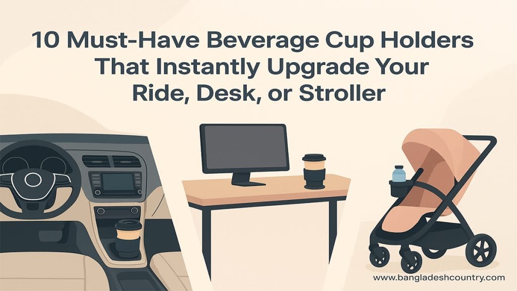 10 Must-Have Beverage Cup Holders That Instantly Upgrade Your Ride, Desk, or Stroller