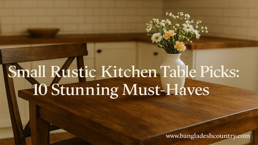 Small Rustic Kitchen Table Picks: 10 Stunning Must-Haves