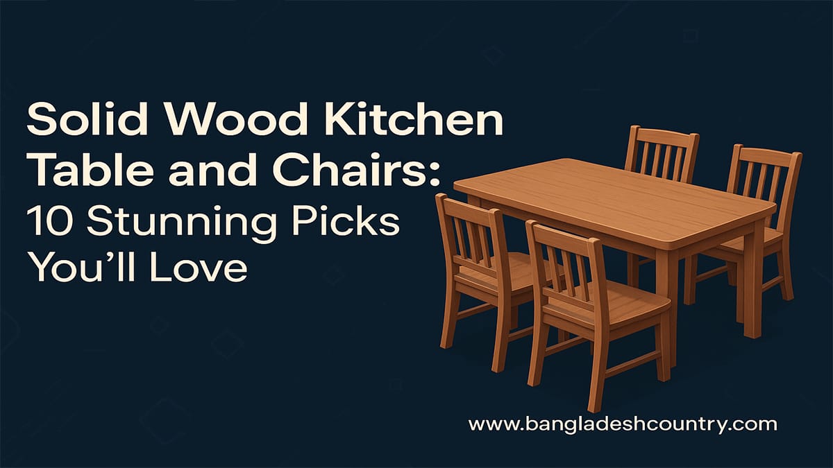 Solid Wood Kitchen Table and Chairs: 10 Stunning Picks You'll Love