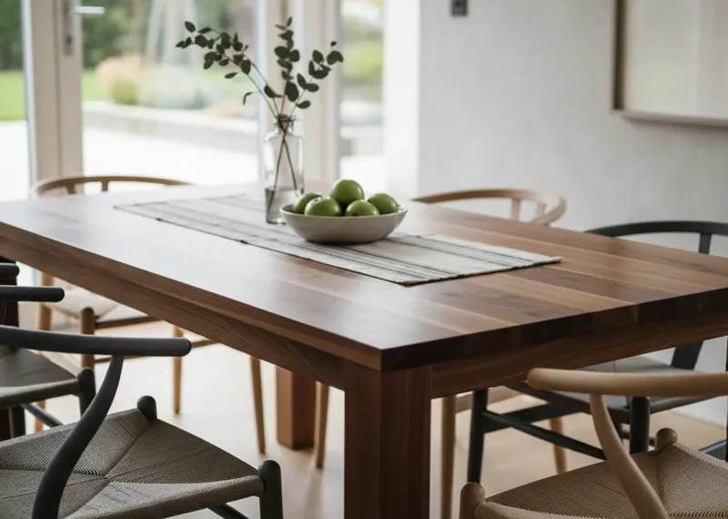 Best 5 Black and Brown Dining Table Designs