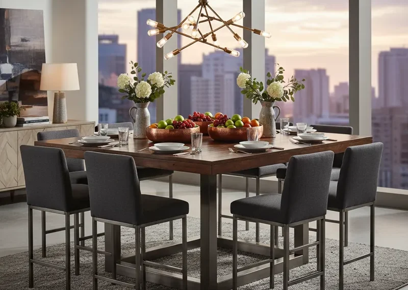 Best Counter Height Square Table for 8