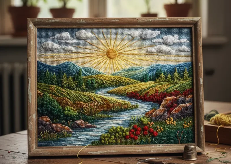 12 Stunning Needle Artwork Projects