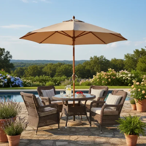 Best 5 Outdoor Patio Set with Umbrella