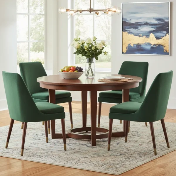 Best 5 Round Dining Table with 4 Legs