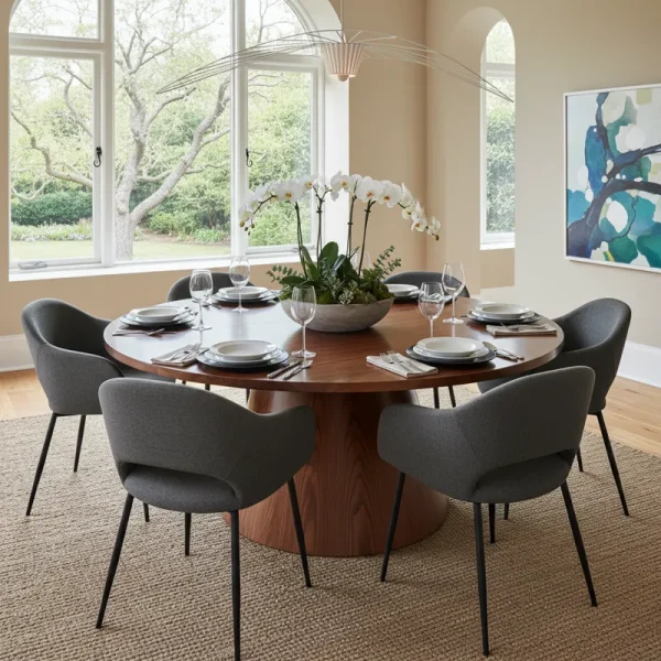 Best Round Wood Dining Table for 6: 7 Picks