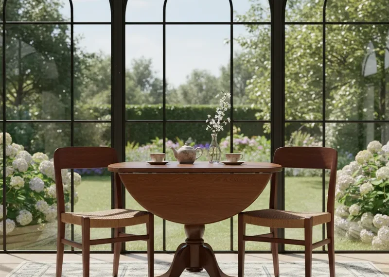 5 Clever Uses for a Small Drop Leaf Table with 2 Chairs
