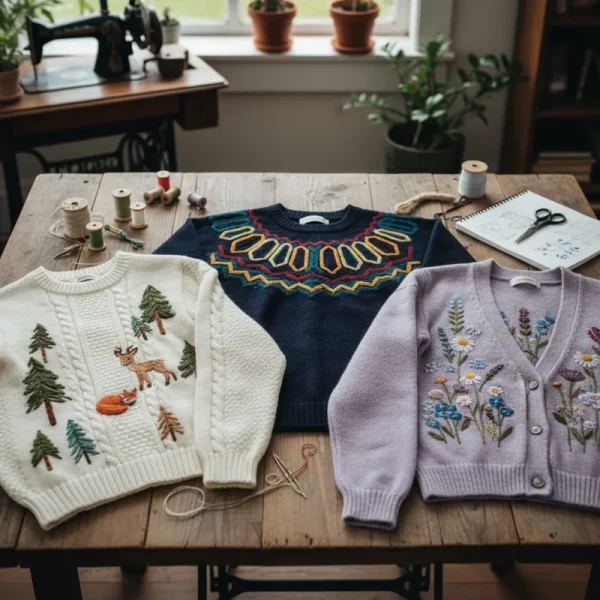 Best 10 Sweater Embroidery Ideas