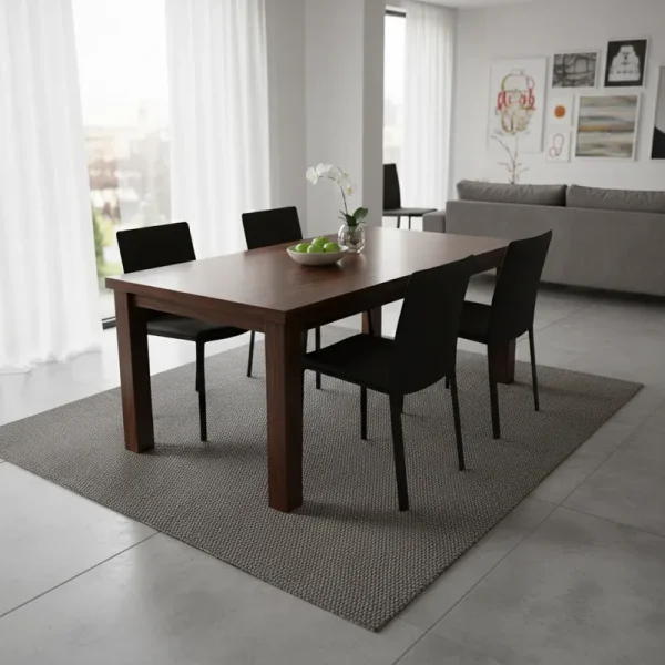 Best 7 Wood Table with Black Chairs Design Ideas